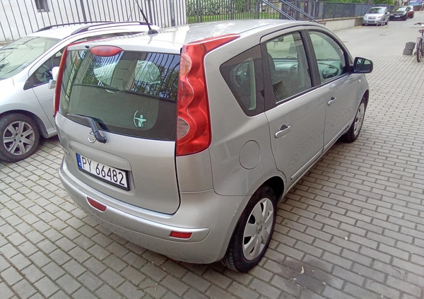 Nissan Note cena 7999 przebieg: 243800, rok produkcji 2007 z Poznań małe 172